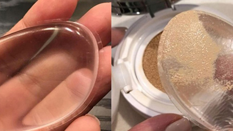 Το σφουγγαράκι σιλικόνης που θυμίζει επίθεμα στήθους είναι το must have στο μακιγιάζ, σύμφωνα με την Τέτα Καμπουρέλη