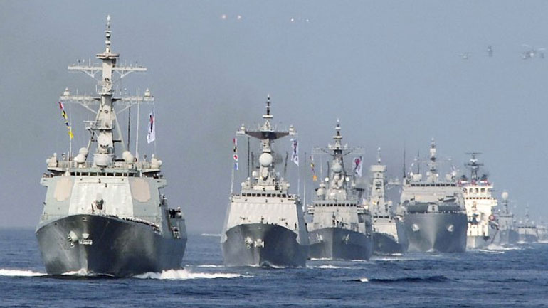 Ξεκίνησε ναυτικά γυμνάσια η Νότια Κορέα