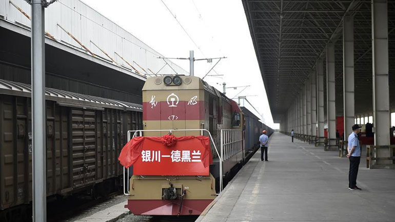 Κίνα: Εγκαινιάσθηκε η πρώτη εμπορευματική αμαξοστοιχία μεταξύ του Γιντσουάν και της Τεχεράνης