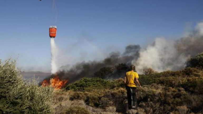 Σε εξέλιξη φωτιά στην Πυλαία Αλεξανδρούπολης