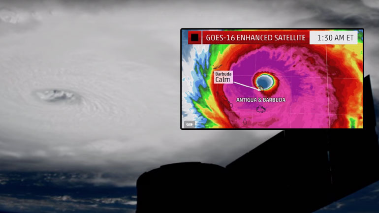 Ο κυκλώνας Ίρμα έπληξε τη νήσο Μπαρμπούντα