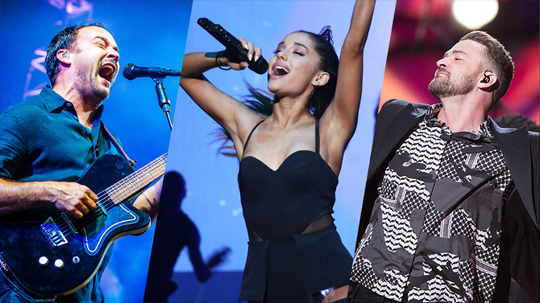Dave Matthews Band, Cage the Elephant, Justin Timberlake, Ariana Grande σε συναυλία για το  Σάρλοτσβιλ