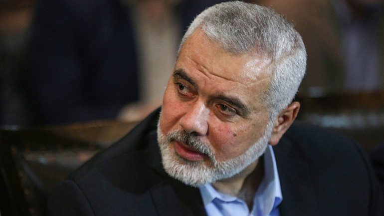 Ο Ισμαήλ Χανίγια, νέος ηγέτης της παλαιστινιακής οργάνωσης Χαμάς, επισκέπτεται το Κάιρο