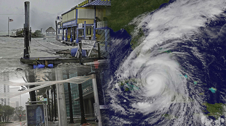 O τυφώνας φονιάς επιτίθεται στη Φλόριντα