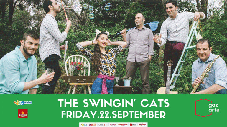 The Swingin’ Cats live at Gazarte