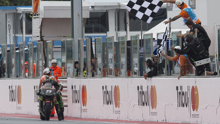 Τερμάτισε σπρώχνοντας ο Zarco