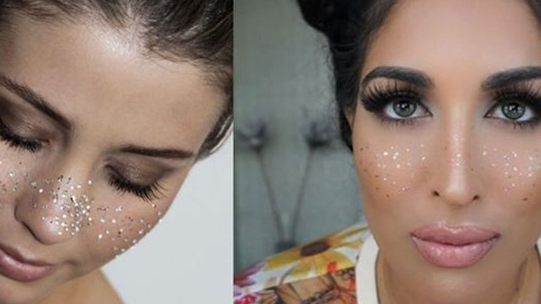 Η μόδα προστάζει φακίδες από… glitter!