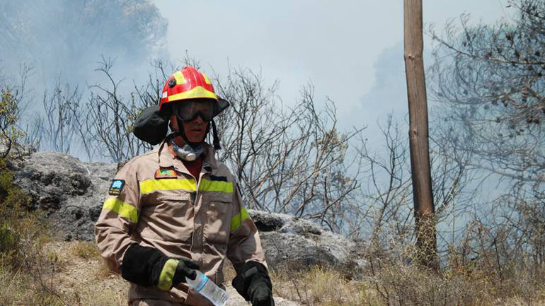 Σε ύφεση οι πυρκαγιές στην Κέρκυρα