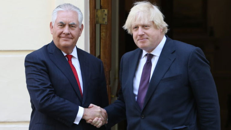 Τίλερσον: Οι ΗΠΑ θα σταθούν στο πλευρό του Λονδίνου στην πορεία προς τη διαμόρφωση του Brexit