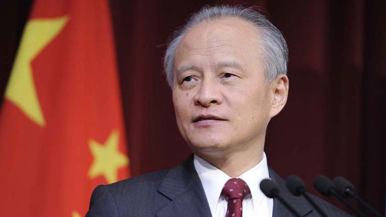 Ο Κινέζος πρέσβης στις ΗΠΑ καλεί την Ουάσιγκτον να σταματήσει τις απειλές ενάντια στη Βόρεια Κορέα