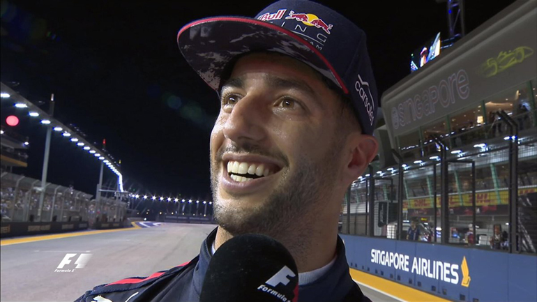 Ο Ricciardo ξεκινά τρίτος αλλά με στόχο, όπως είπε, να κυνηγήσει την 1η θέση στον αγώνα