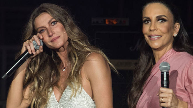 Τα δάκρυα της Gisele Bündchen πάνω στη σκηνή σε συναυλία στο Ρίο ντε Τζανέιρο