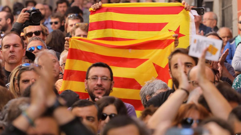 Ισπανία: Πορεία στη Μαδρίτη υπέρ της ανεξαρτησίας της Καταλονίας