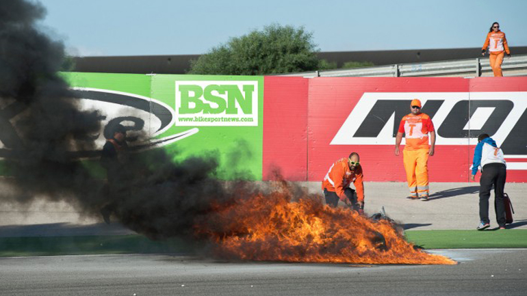 WSBK Portimao : Το τρομακτικό ατύχημα του Sykes!