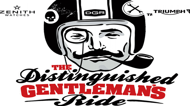 Ο Γιώργος Μαζωνάκης στην πομπή μοτοσικλετών για καλό σκοπό στη Σαντορίνη