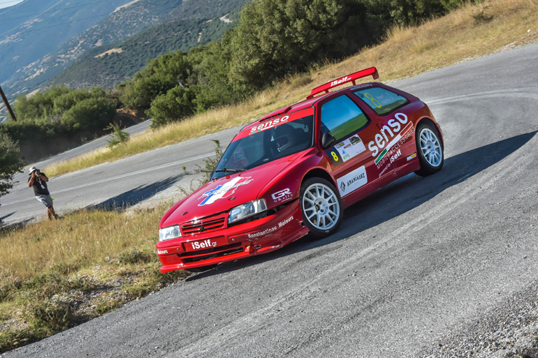 Οι Μπρόζος - Βογιατζής συμμετείχαν με ένα σπάνιο Citroen ZX αλλά εγκατέλειψαν από μηχανική βλάβη στην 2η ειδική διαδρομή