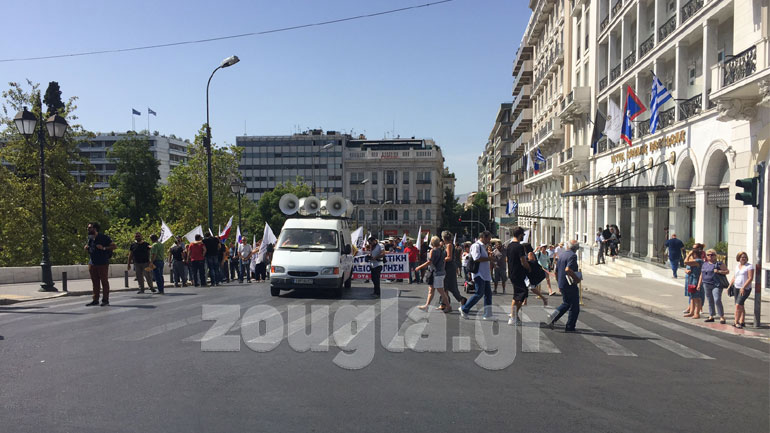 Σε εξέλιξη πορεία διαμαρτυρίας της ΑΔΕΔΥ