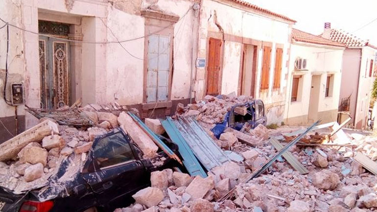 Έκτακτη ενίσχυση 43 εκατ. ευρώ για τον σεισμό των 6,3R στη Λέσβο