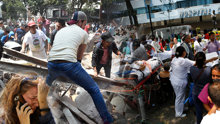 Φονικός σεισμός 7,1R συγκλόνισε το Μεξικό Φονικός σεισμός 7,1R συγκλόνισε το Μεξικό