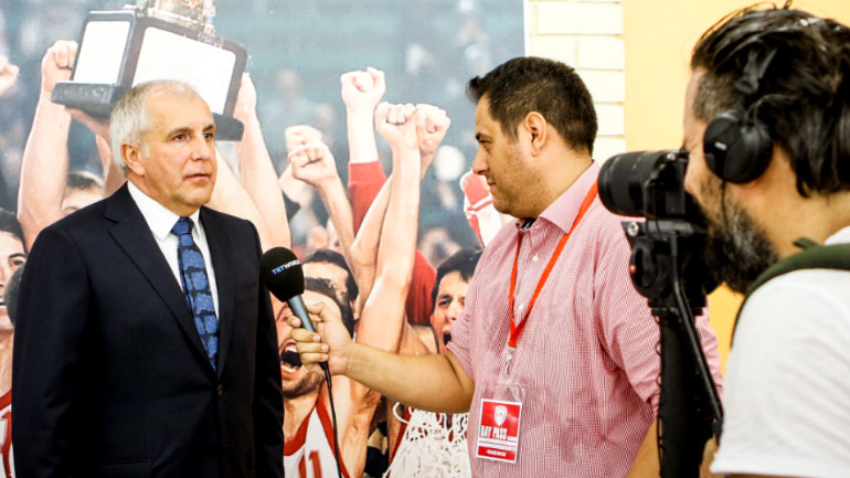 Και ο Ζέλικο Ομπράντοβιτς έδωσε το παρών στο ΣΕΦ για να τιμήσει τον κουμπάρο του