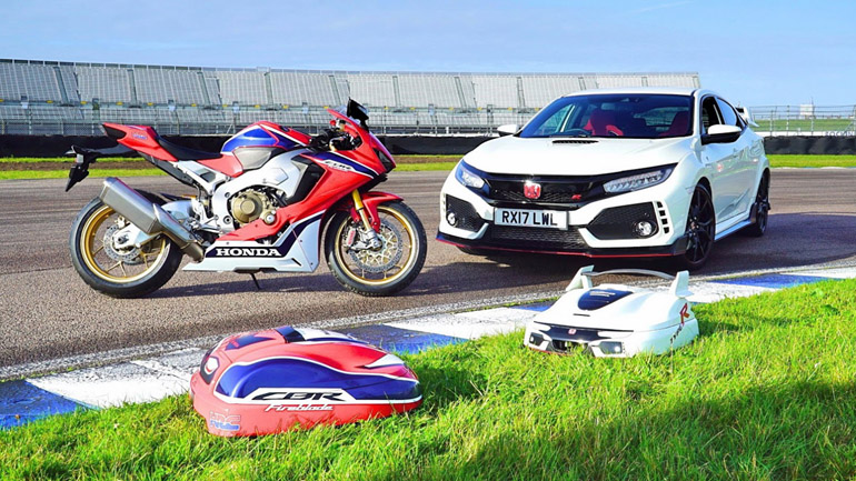 Τα Honda Type R και Fireblade μετατράπηκαν σε μηχανές του γκαζόν