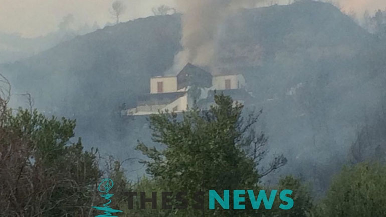 Χαλκιδική: Ολονύχτια επιχείρηση για την κατάσβεση της φωτιάς στην Κασσάνδρα