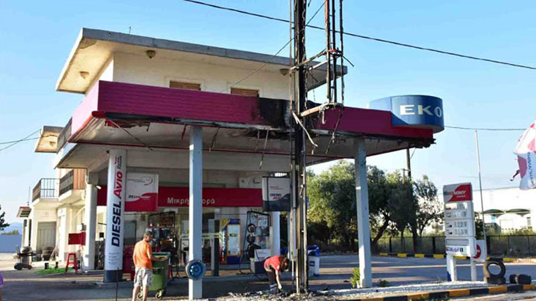 Αργολίδα: Πυρκαγιά σε βενζινάδικο στη Νέα Κίο