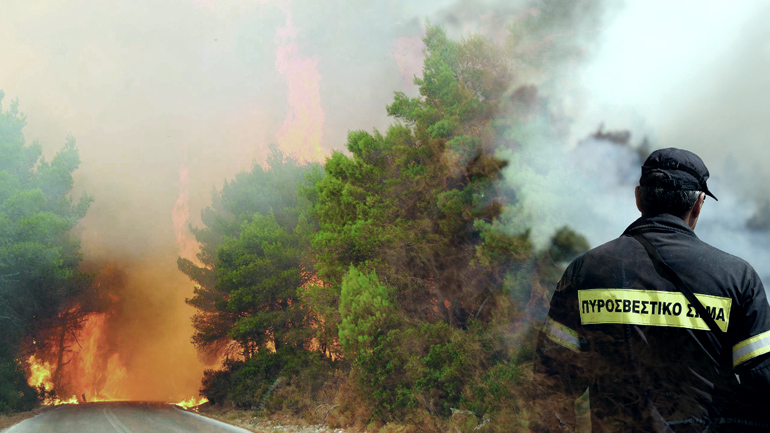 Σε εξέλιξη 6 πύρινα μέτωπα σε όλη την Ελλάδα