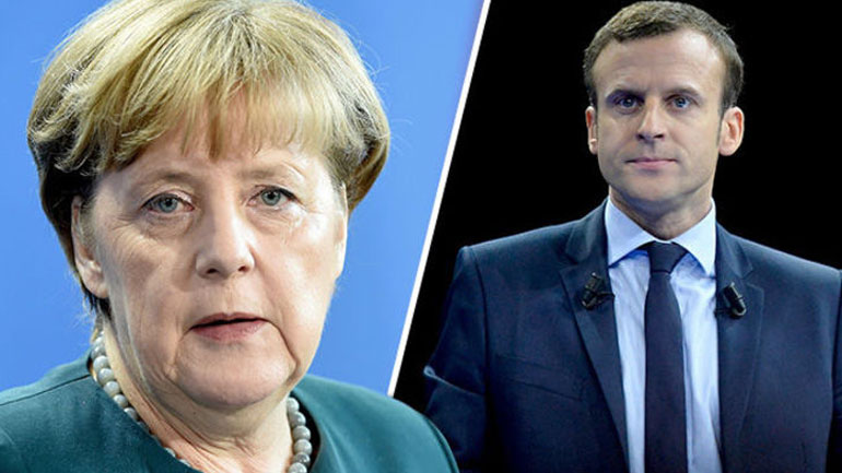 Ο Μακρόν συνεχάρη τη Μέρκελ για την εκλογική της νίκη