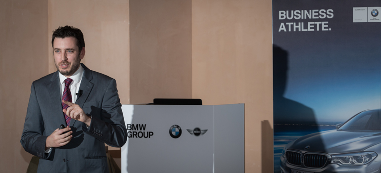 O επικεφαλής επικοινωνίας του BMW Group, Κωνσταντίνος Διαμαντής