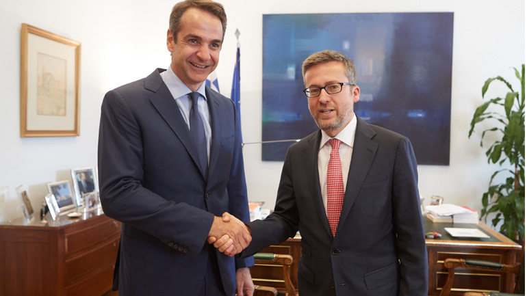 Αλλαγή μοντέλου και μείωση των εμποδίων για ιδιωτική έρευνα και καινοτομία στο επίκεντρο της συνάντησης Μητσοτάκης – Moedas