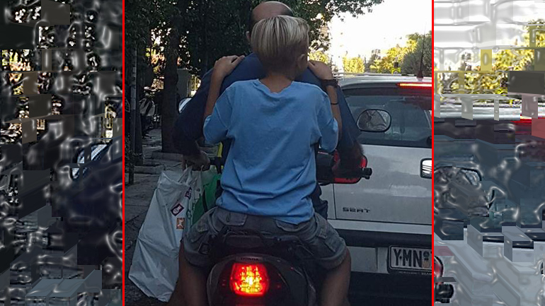 Αυτό το παιδί πάει σχολείο με… ασφάλεια