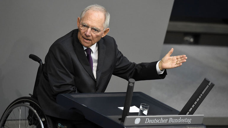 Reuters: Οι Γερμανοί θέλουν για πρόεδρο της Bundestag τον Σόιμπλε