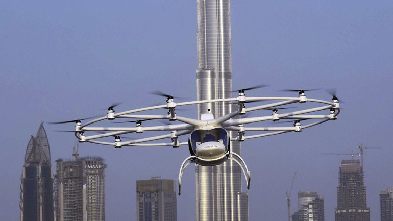 Έρχονται τα ιπτάμενα ταξί στο Ντουμπάι