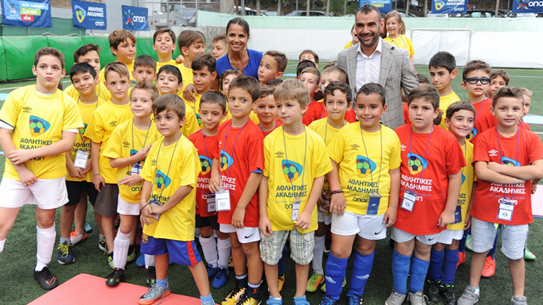 Γιορτές αθλητισμού στις Αθλητικές Ακαδημίες ΟΠΑΠ