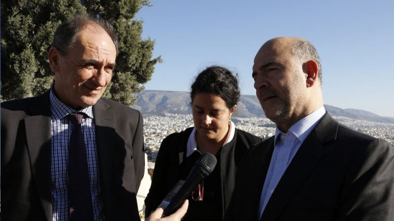 Συνάντηση Σταθάκη-Μοσκοβισί στις Βρυξέλλες