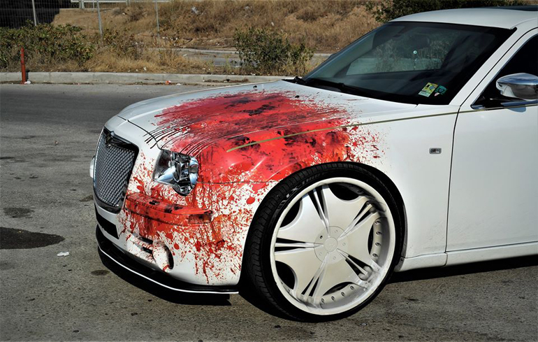 Κι όμως δεν είναι αίματα αλλά φιλμ με ζωγραφιά!