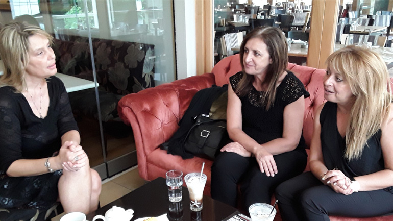 Συνάντηση του Συλλόγου «Α.Ξ.ΙΑ» με την Κατερίνα Παπακώστα