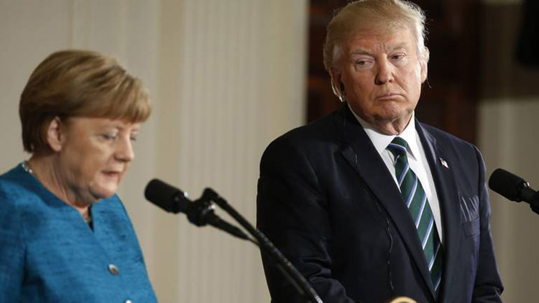 ΗΠΑ-Γερμανία: Ο Τραμπ συνεχάρη τη Μέρκελ για τη νίκη της μετά από τέσσερις μέρες
