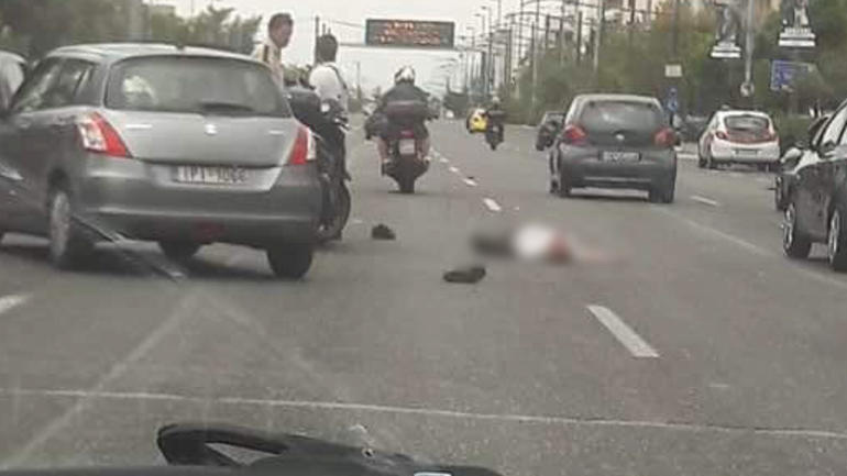 Σοβαρό τροχαίο στη Συγγρού – πεζός παρασύρθηκε από ΙΧ