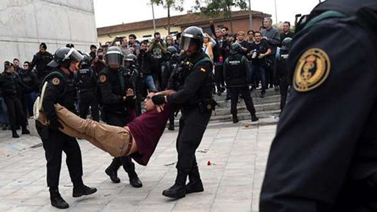 «Η Μαδρίτη θα λογοδοτήσει σε διεθνή δικαστήρια για την αστυνομική βία»