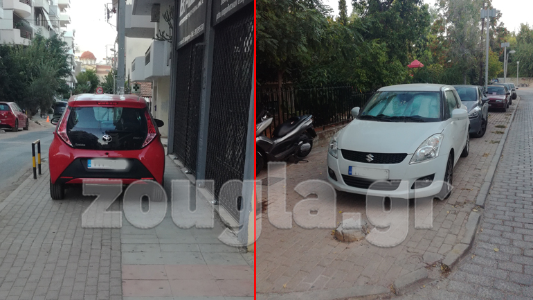 Επικά παρκαρίσματα στην Καισαριανή…