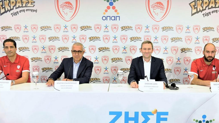 Συνεχίζουν μαζί για 7η σερί χρονιά Ολυμπιακός και ΟΠΑΠ