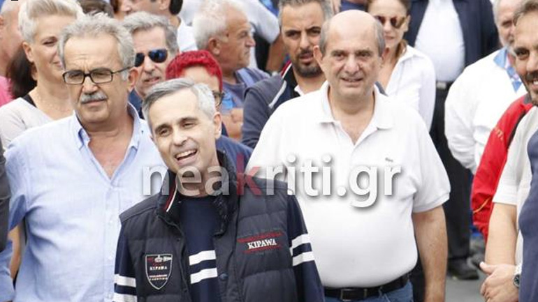 Στο εργοστάσιό του ο επιχειρηματίας M. Λεμπιδάκης – Νέες δηλώσεις