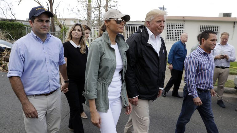 Ο Τραμπ φέρθηκε με ασέβεια στους πληγέντες από τον τυφώνα στο Πουέρτο Ρίκο
