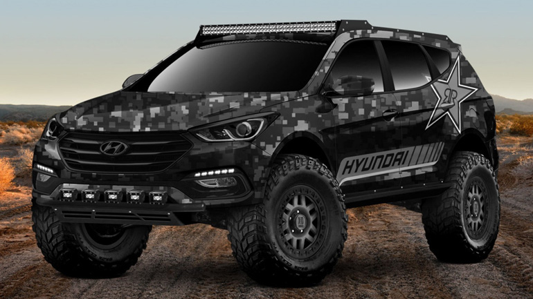 Η Rock πλευρά του Hyundai Santa Fe Η Rock πλευρά του Hyundai Santa Fe