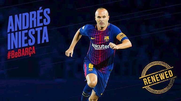 Συμβόλαιο εφ’ όρου ζωής του Ινιέστα με Μπαρτσελόνα