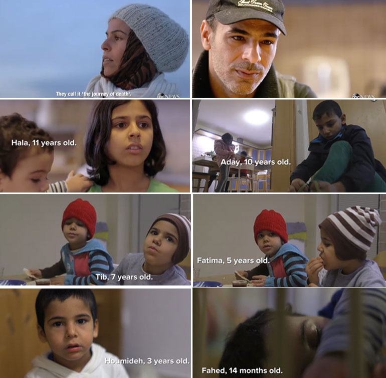 Η οικογένεια από τη Συρία 