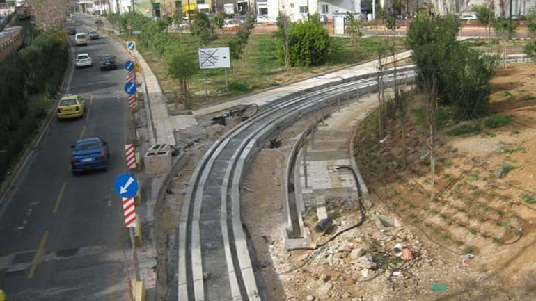 Κυκλοφοριακές ρυθμίσεις στον Πειραιά λόγω εργασιών επέκτασης των γραμμών του τραμ