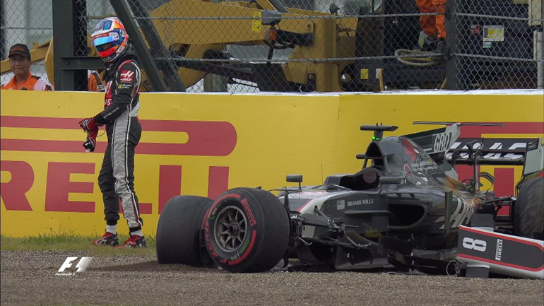 Η έξοδος του Grosjean... 